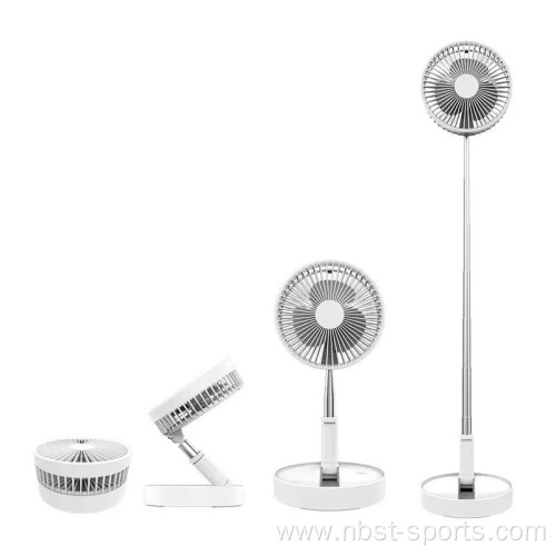 OEM portable USB rechargeable Folding telescopic desk fan